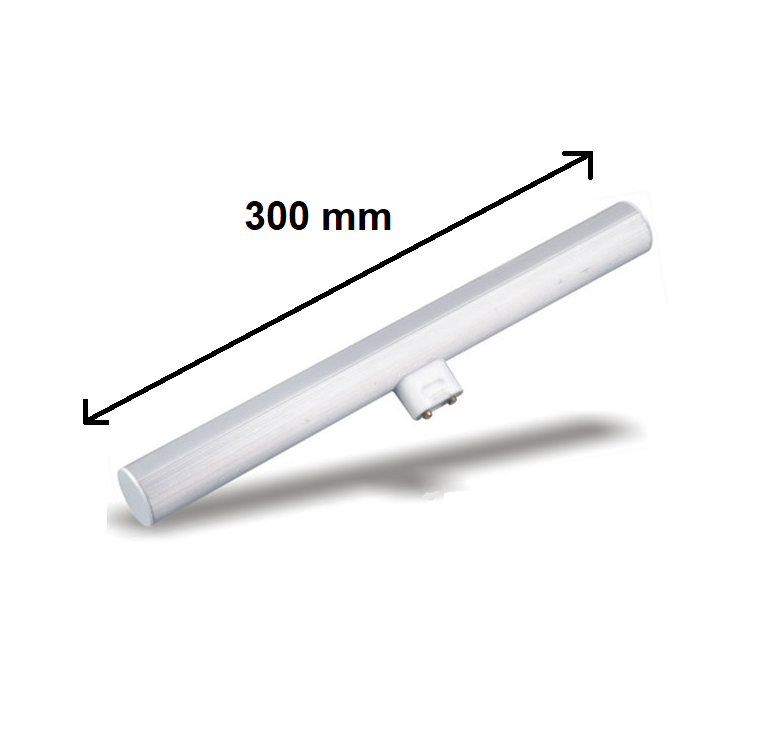 LINESTRA LED 1 ATTACCO 300 MM 5W LUCE CALDA ATTACCO S14S SOSTITUTO 25W TRADIZIONALE