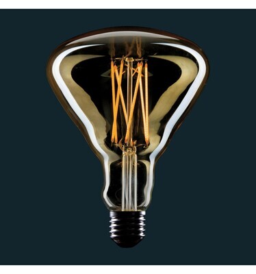 LAMPADINA VINTAGE LED DIAMANTE GABBIA FUNGO - DIAMOND LIGHT BULB CAGE DIMMERABILE MUSHROOM BR125 AMARCORDS