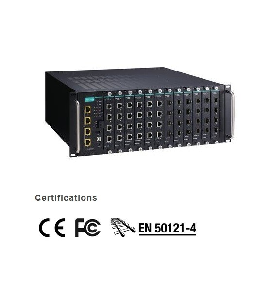 RACKMOUNT SWITCHES - ICS-G7852A-4XG-HV-HV - MOXA - 48G+4 10GBE-PORT LAYER 3 FULL GIGABIT MODULAR MANAGED ETHERNET SWITCHES