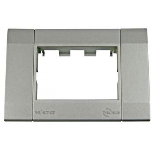 PLACCA GRIGIO CHIARO PER VMB4PD PER SCATOLA DA INCASSO VMBBOX 118X80 MM