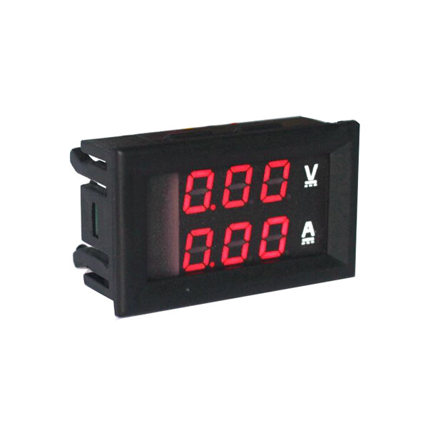 Voltmetro Amperometro da pannello - 100V 10A