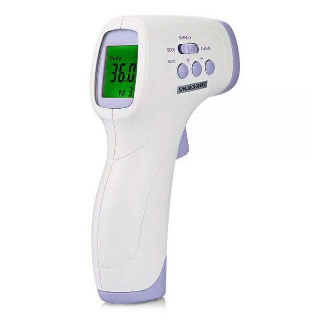 Termometro per misura della temperatura umane corporea e di superfici a  infrarossi