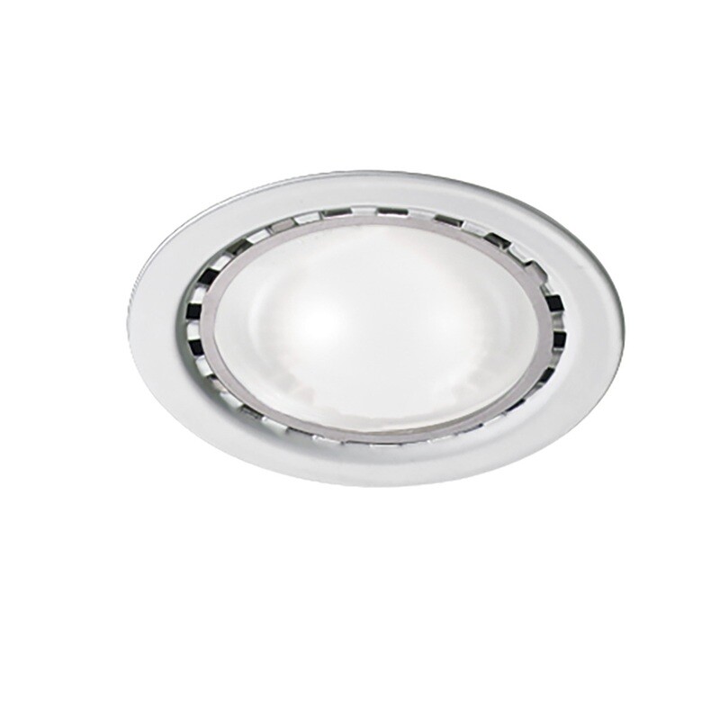 FARETTO DA INCASSO PER PENSILI PER LAMPADINE BISPINA 12V FINITURA BIANCO