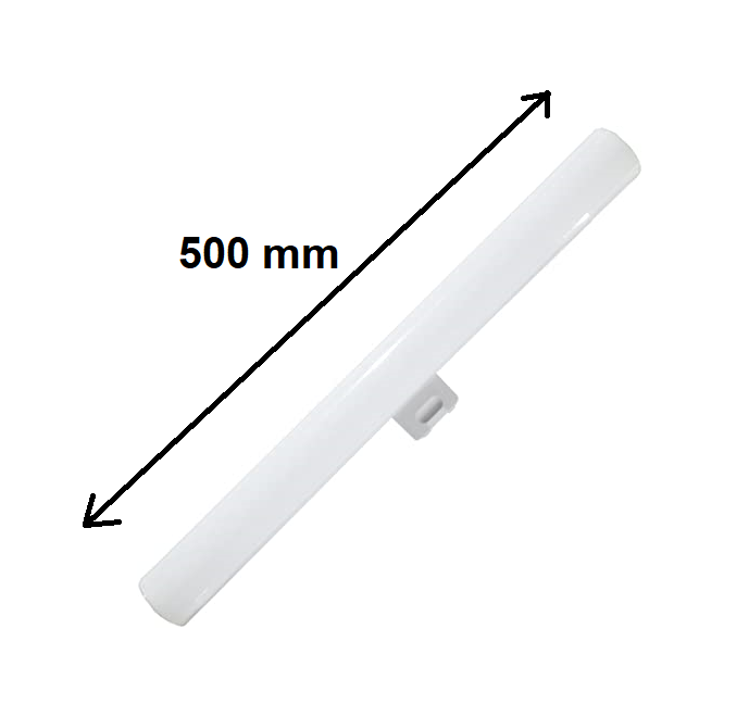 LINESTRA LED 1 ATTACCO 500 MM 8W LUCE CALDA ATTACCO S14S SOSTITUTO 40W TRADIZIONALE