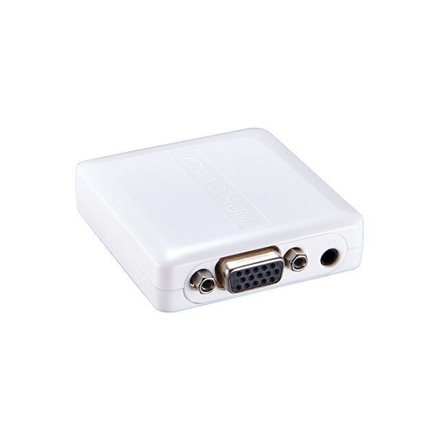 MINI CONVERTITORE DA VGA VIDEO E AUDIO L+R (CANALE DESTRO E SINISTRO) AD HDMI