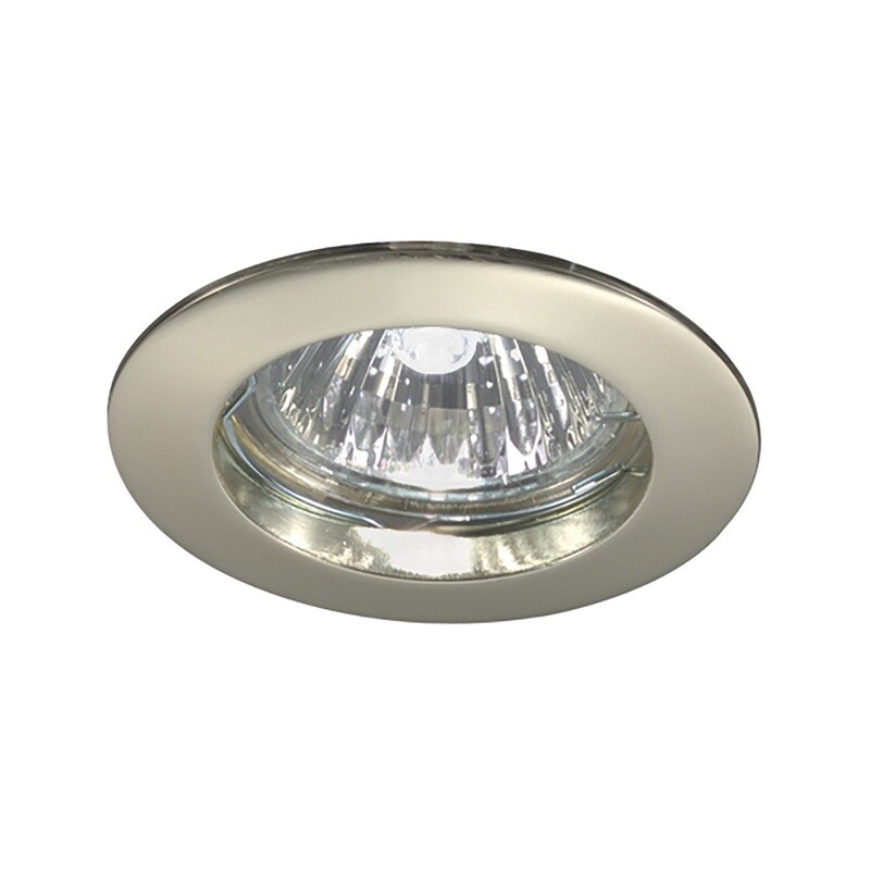 FARETTO DA INCASSO PER CONTROSOFFITTI PER LAMPADINE DICROICHE GU5,3 12V FINITURA ORO