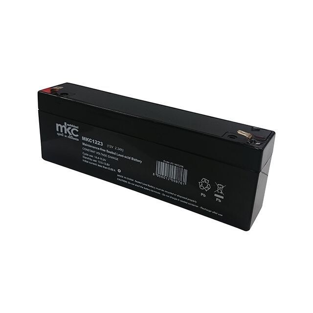 BATTERIA AL PIOMBO 12V 2,3 Ah TAMPONE Accumulatore ricaricabile terminale faston 4,8mm PER ANTIFURTO