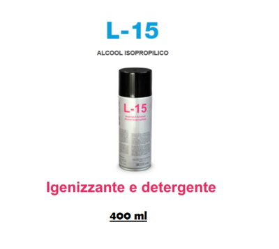 ALCOOL ISOPROPILICO BOMBOLETTA SPRAY 400 ML L15