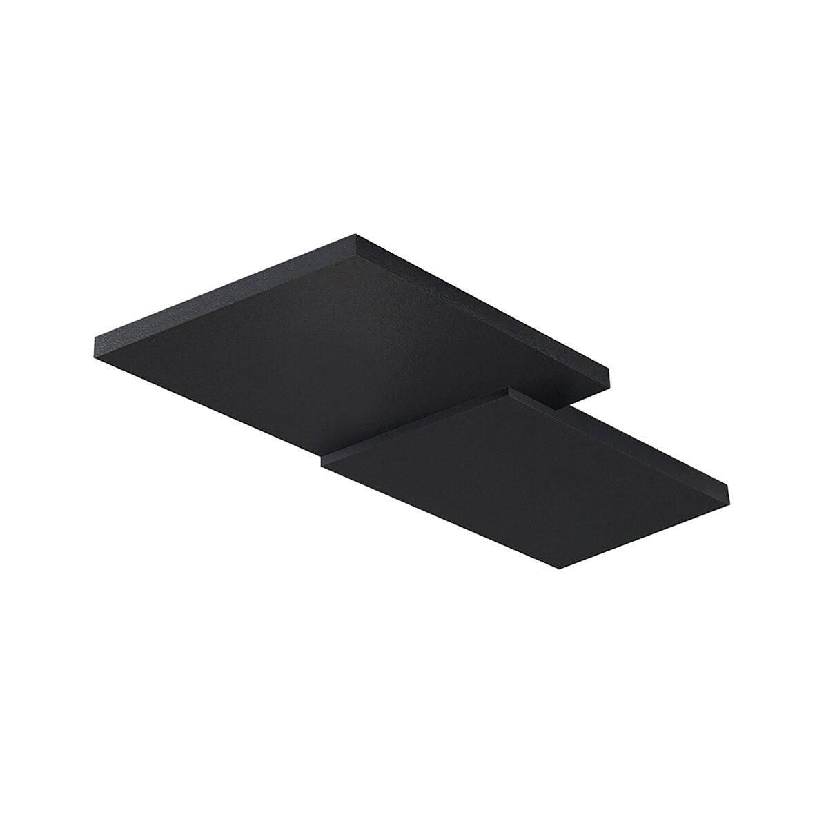 LAMPADA DA PARETE APPLIQUE A LED 27W A LUCE INDIRETTA STRUTTURA IN ALLUMINIO COLORE NERO LUCE CALDA 2700K - ROSSINI BEN001N