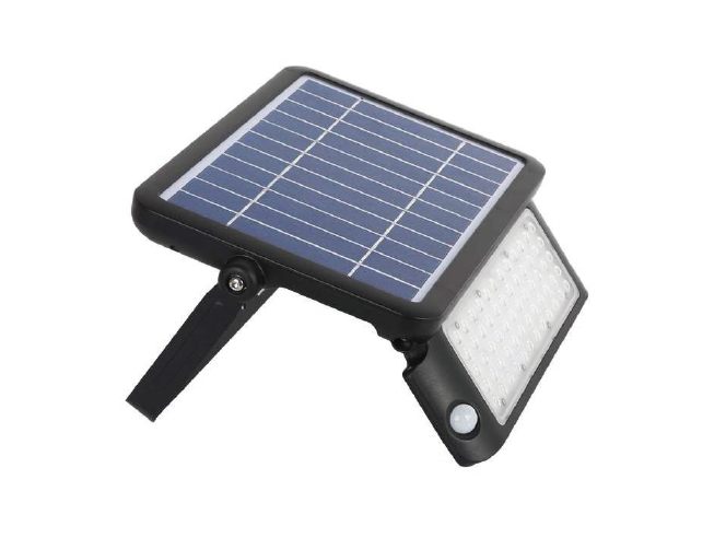 FARETTO LED PROIETTORE CON PANNELLO SOLARE INTEGRATO 10W LUCE BIANCA - SOLAR FLOODLIGHT 10 W COLL WHITE LIGHT