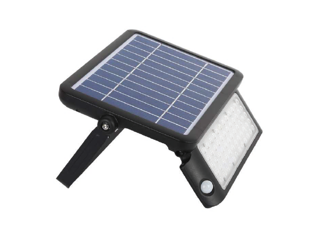 FARETTO LED PROIETTORE CON PANNELLO SOLARE INTEGRATO 10 W LUCE BIANCA - SOLAR FLOODLIGHT 10 W COLL WHITE LIGHT