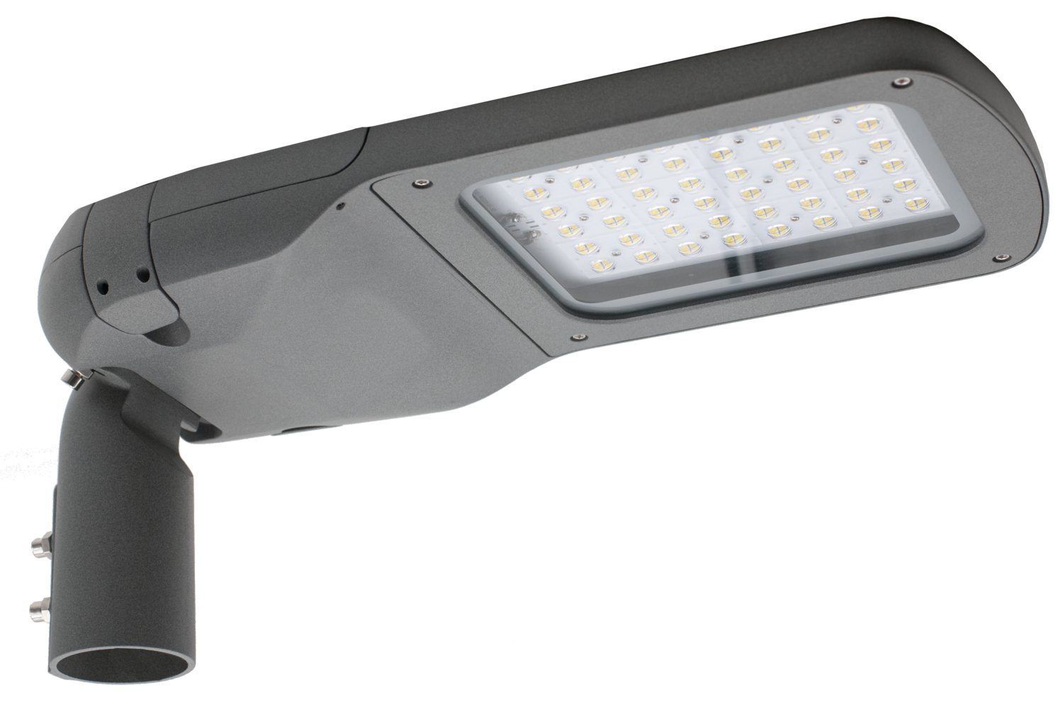ARMATURA STRADALE 150W 18000 Lumen 4000K - EVOS CENTURY - FISSAGGIO TESTA-PALO ADATTO PER PARCHEGGI, CENTRI COMMERCIALI, AREE ESTERNE, EDICIFI INDUSTRIALI