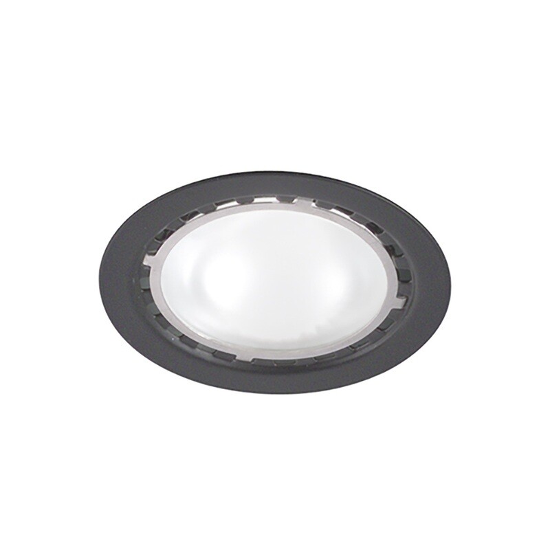 FARETTO DA INCASSO PER PENSILI PER LAMPADINE BISPINA 12V FINITURA NERO