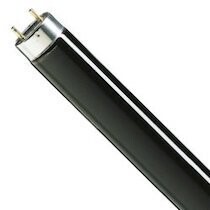 TUBO WOOD 20W FLUORESCENTE T20 600 mm BLB UVA LUCE ULTRAVIOLETTA BLACKLIGHT - PER RISALTO BIANCO BUIO SOSTANZE INVISIBILI E CONTROLLO VERNICI