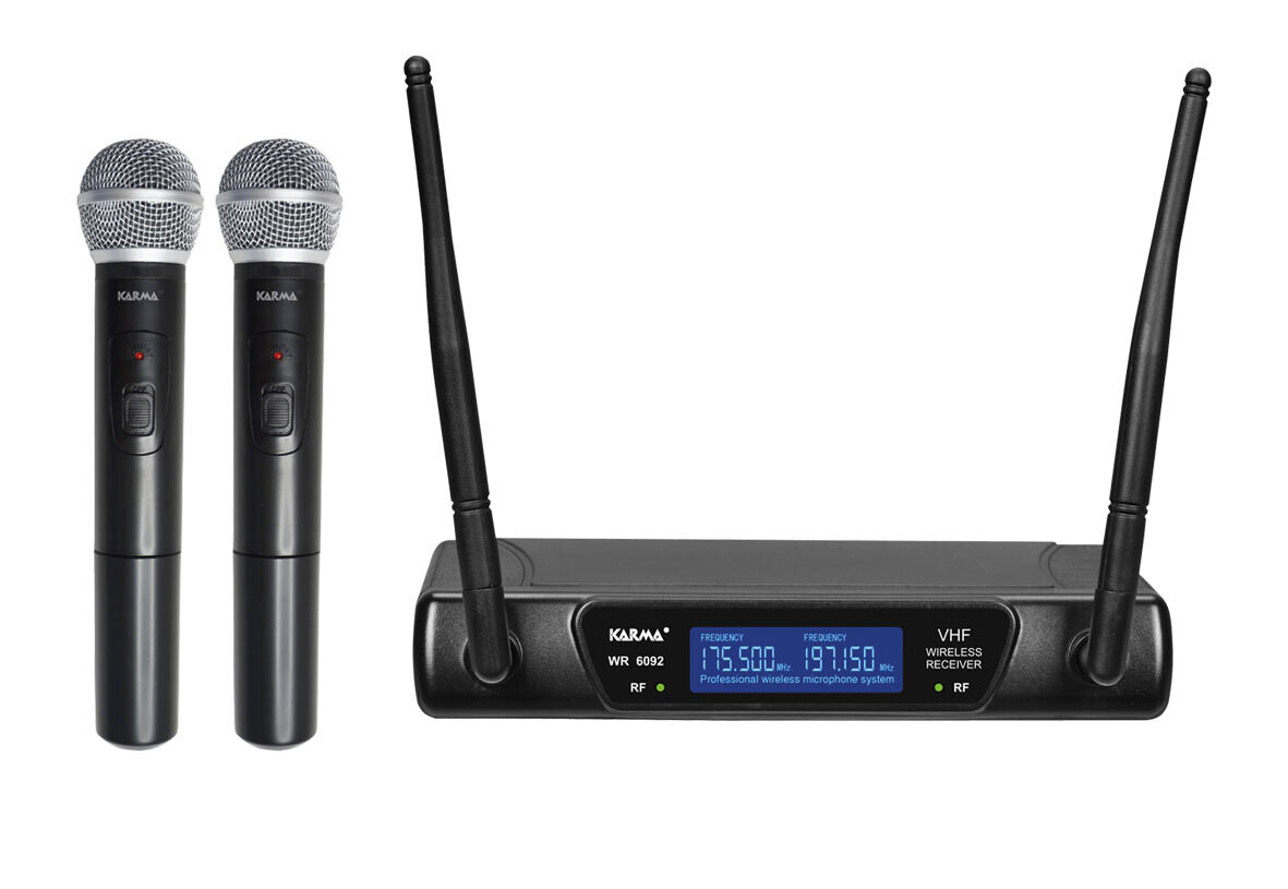 Doppio radiomicrofono VHF SET 6092A