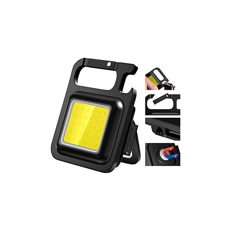Torcia A Led in alluminio Ricaricabile con cavo USB C