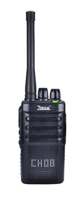 RICETRASMETTITORE PROFESSIONALE ZODIAC K5 - RADIO PMR 446 MHz CON BATTERIA LITIO ALTA CAPACITÀ - COMPATTO ED ERGONOMICO