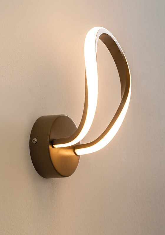 LAMPADA DA PARETE APPLIQUE LED (LUCE CALDA 3000K) DESIGN ELEGANTE E MODERNO - ROSSINI SAVOY LAMPADA DA PARETE APPLIQUE LED (LUCE CALDA 3000K) DESIGN ELEGANTE E MODERNO - ROSSINI SAVOY