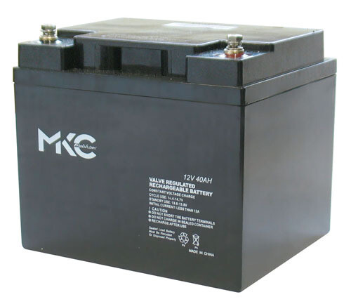 BATTERIA AL PIOMBO 12V 40 Ah TAMPONE ACCUMULATORE RICARICABILE TERMINALE T6