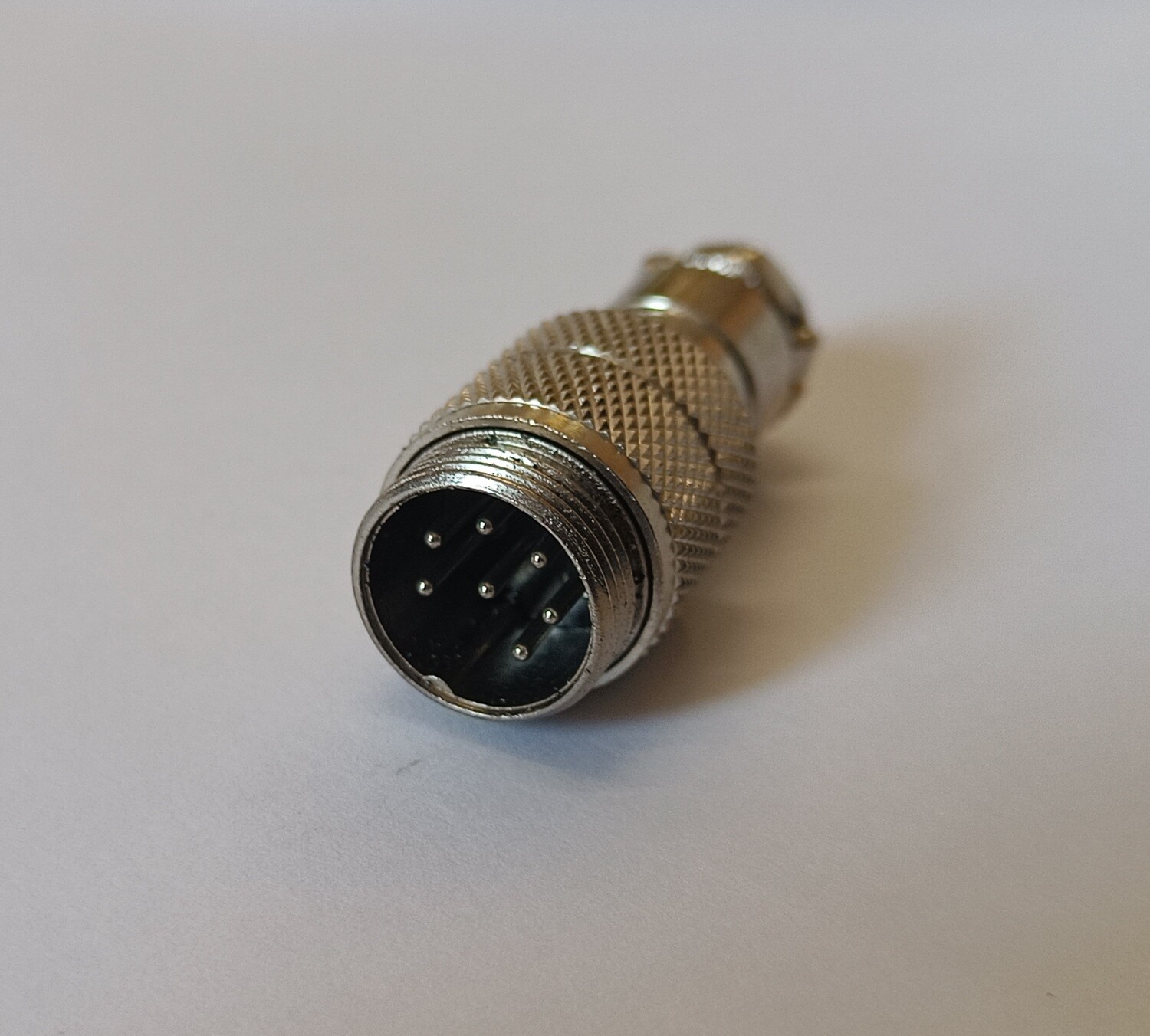 CONNETTORE SPINA MICROFONICA 7 POLI VOLANTE SCHERMATA