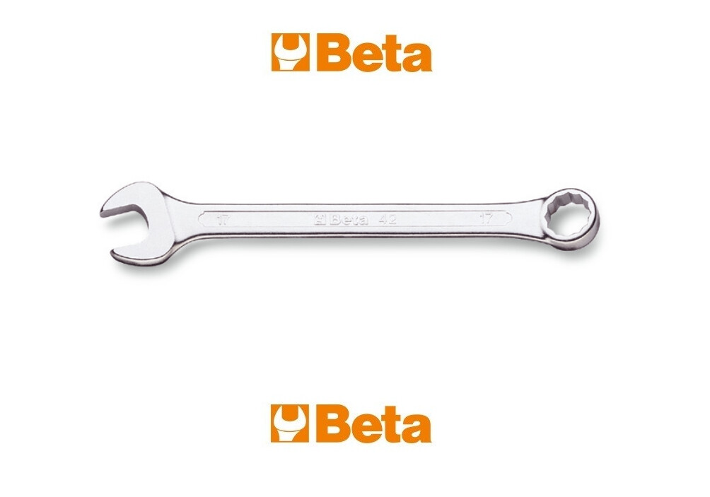 CHIAVE COMBINATA 26 BETA 42 26 A FORCHETTA E POLIGONALE PIEGATA CROMATA