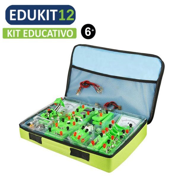 Kit didattico con esperimenti di elettricità e magnetismo