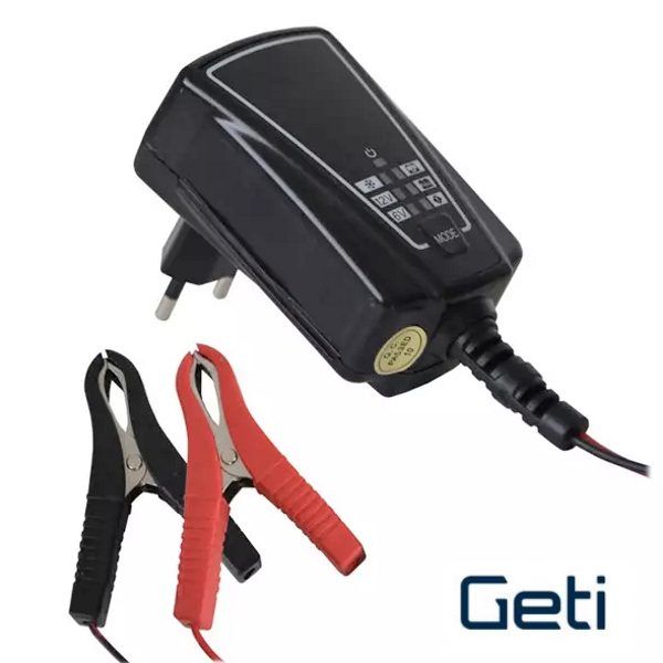 CARICA BATTERIE INTELLIGENTE PER BATTERIE AL PIOMBO DA 6V E 12V 1A