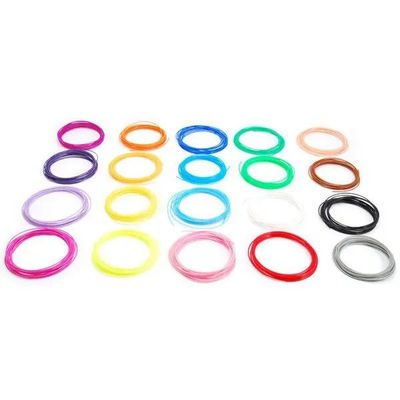 20 Matassine di PLA - 1.75mm - Rocche da 10 metri di vari colori PER STAMPA 3D