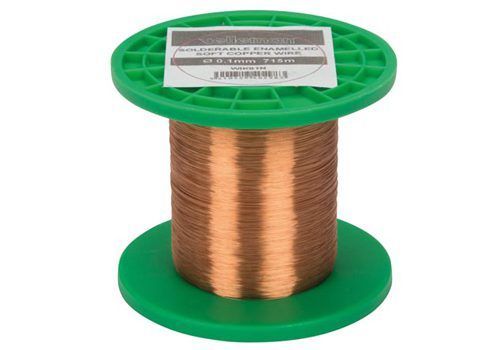 Rocchetto Filo di Rame smaltato diametro 1,5mm, lunghezza 21 metri