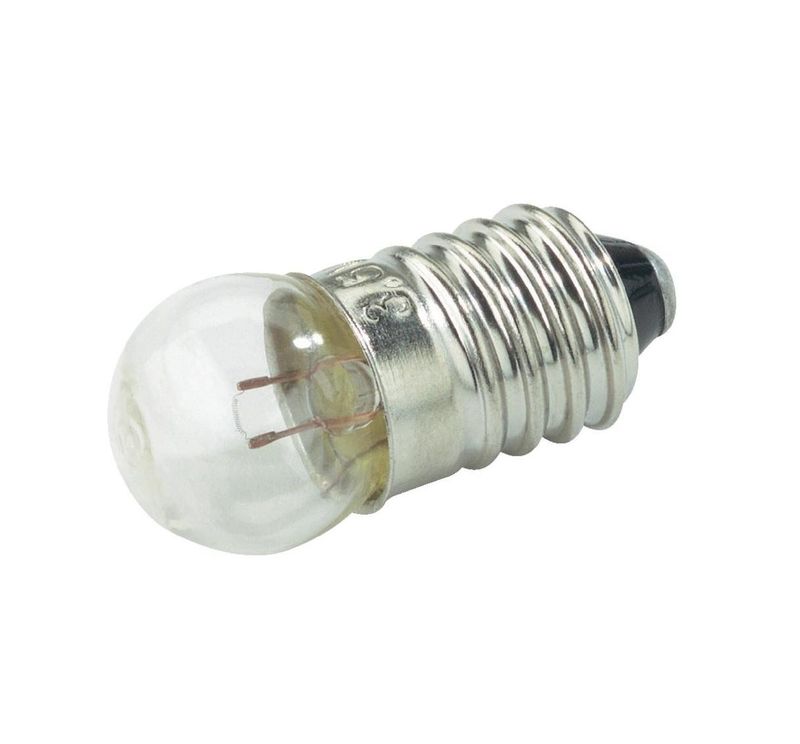 Lampadina 12V 3W E10 Micro Sfera 15X29 Maggiorata IDEALE PER CIRCUITI ELETTRONICI - ESPERIMENTI LABORATORIO SCUOLA