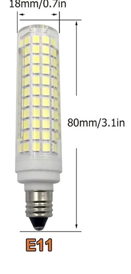 LAMPADINA E11 LED DIMMERABILE SMD 15W DI CONSUMO RESA CIRCA 150W