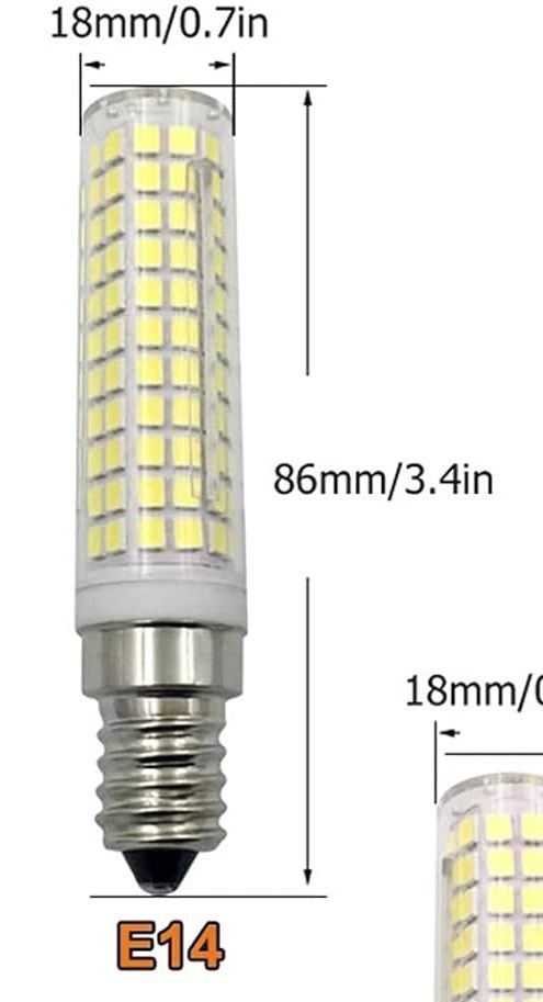 LAMPADINA E14 LED DIMMERABILE SMD 15W DI CONSUMO RESA CIRCA 150W