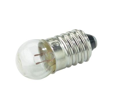 Lampadina 2,5V 0,30A E10 Micro Sfera 11X24 IDEALE PER CIRCUITI ELETTRONICI - ESPERIMENTI LABORATORIO SCUOLA