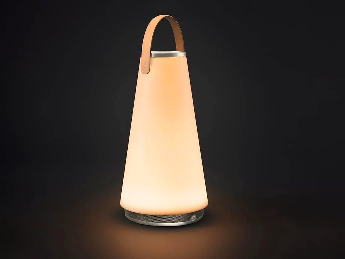 UMA LANTERNA SONORA PABLO - MUSICA ALTA QUALITA' BLUETOOTH - LUCE DIMMERABILE - LAMPADA DI DESIGN OUTDOOR E INDOOR TRASPORTABILE