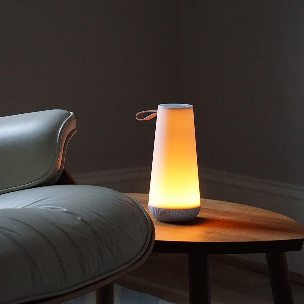 UMA Mini LANTERNA SONORA PABLO - MUSICA ALTA QUALITA' BLUETOOTH - LUCE DIMMERABILE - LAMPADA DI DESIGN OUTDOOR E INDOOR TRASPORTABILE