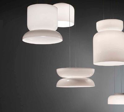 TOTEM UP / DOWN LIGHT PABLO - LAMPADA DESIGN DA SOSPENSIONE COMPONIBILE CON PARALUME IN VETRO OPALINO SOFFIATO A BOCCA - FINO A 20 COMPOSIZIONI DIFFERENTI REALIZZABILI (ANCHE COSTUM) TOTEM UP / DOWN LIGHT PABLO - LAMPADA DESIGN DA SOSPENSIONE COMPONIBILE CON PARALUME IN VETRO OPALINO SOFFIATO A BOCCA - FINO A 20 COMPOSIZIONI DIFFERENTI REALIZZABILI (ANCHE COSTUM)