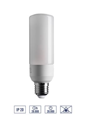 LAMPADINA LED TUBOLARE ATTACCO E27 12W DI CONSUMO RESA 100W T45