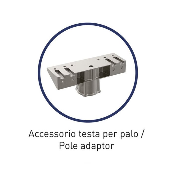 ACCESSORIO TESTA PER PALO PER FARETTI PROFESSIONALI KYOTO