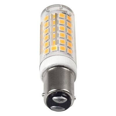 6 Lampadine LED A Candela B15 BA15D 5W 4000K – Forma B35, Diffusore Latte, 500 Lumen, RA≥92, Non Dimmerabili – Sostituiscono 50W Alogene
