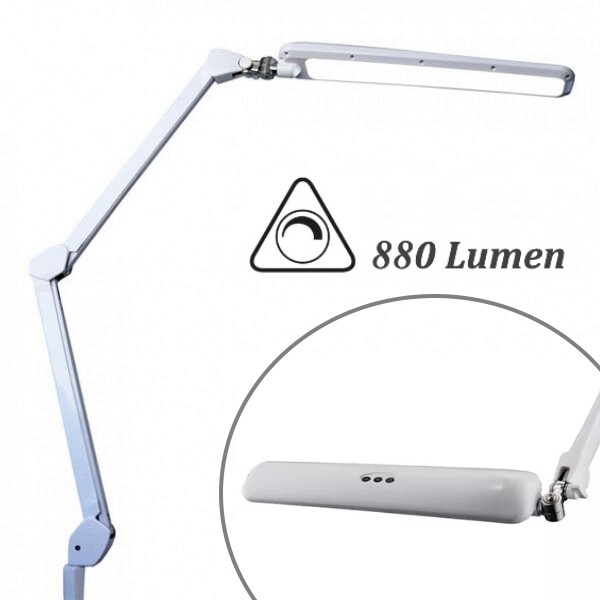 LAMPADA DA TAVOLO PROFESSIONALE A LED DIMMERABILE A 90 LED LAMPADA DA TAVOLO PROFESSIONALE A LED DIMMERABILE A 90 LED