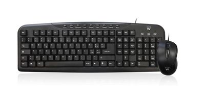 BUNDLE USB TASTIERA MULTIMEDIALE E MOUSE OTTICO ERGONOMICO FORMA AMBIDESTRA, 9 TASTI MULTIMEDIALI PER ACCESSO RAPIDO, CONNESSIONE USB - LAYOUT ITALIANO, QWERTY BUNDLE USB TASTIERA MULTIMEDIALE E MOUSE OTTICO ERGONOMICO FORMA AMBIDESTRA, 9 TASTI MULTIMEDIALI PER ACCESSO RAPIDO, CONNESSIONE USB - LAYOUT ITALIANO, QWERTY