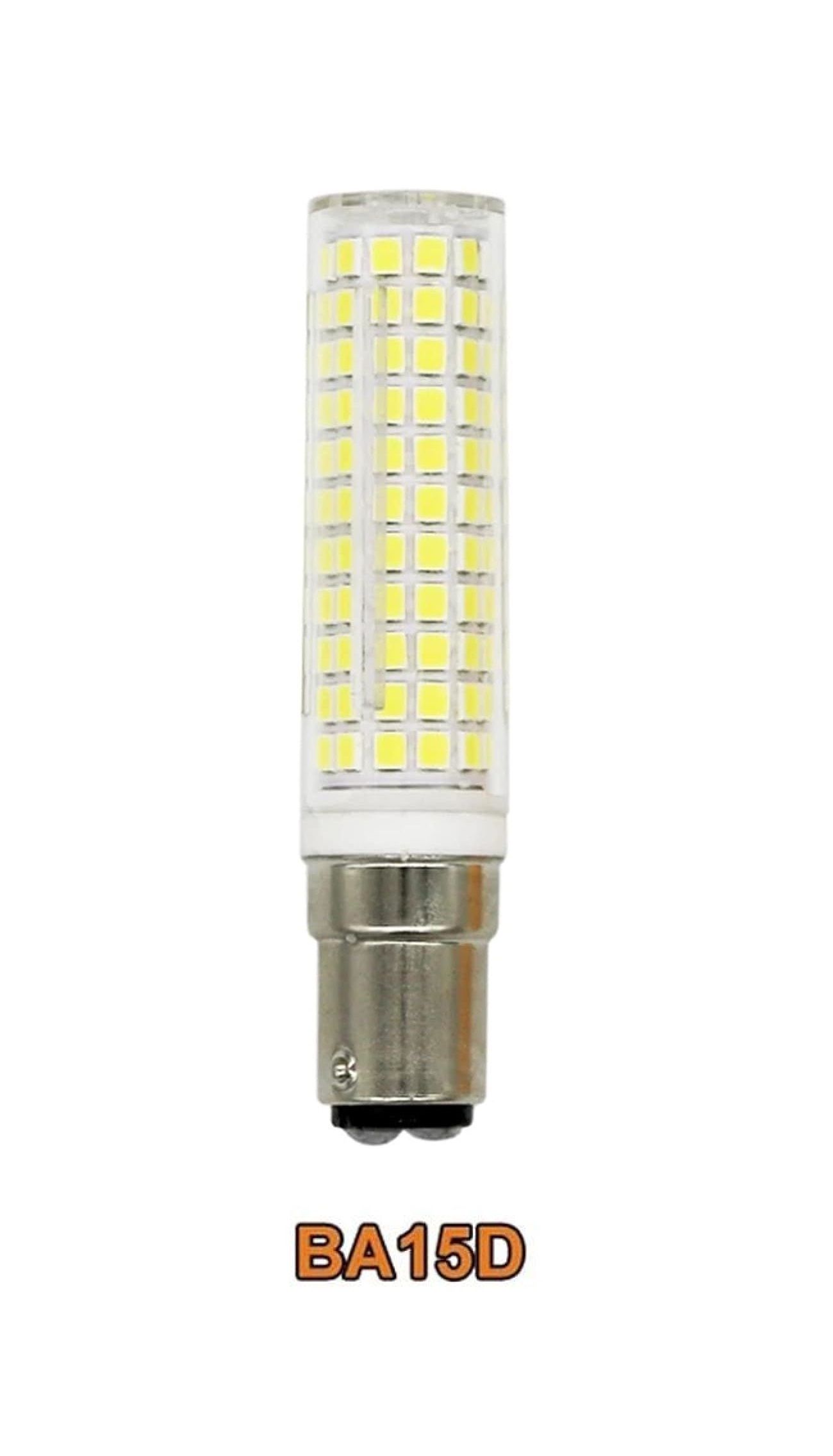LAMPADINA LED ATTACCO B15D BA15D (BAIONETTA / FRANCESE) 15W DI CONSUMO RESA CIRCA 150W CLASSE A DIMMERABILE