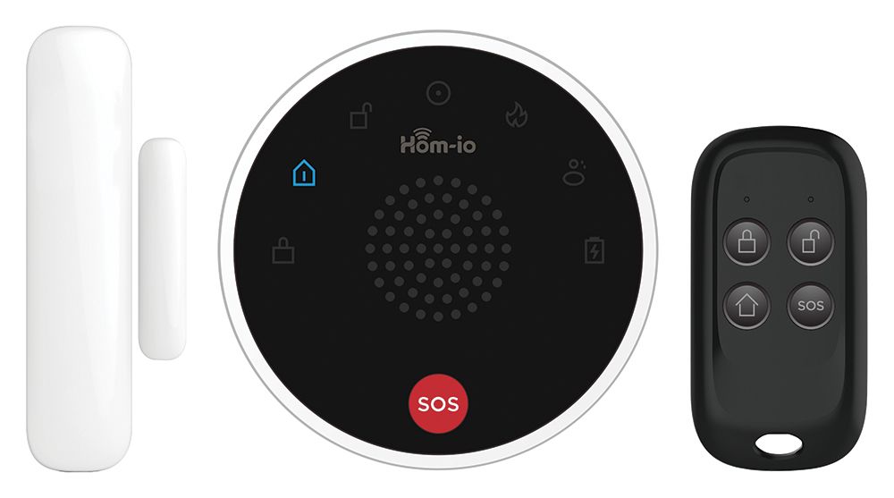 KIT WiFi di Allarme SMART KIT WiFi di Allarme SMART "Omni Alarm" Stand-alone HOM-iO comprensivo di un sensore per porte e finestre e telecomando