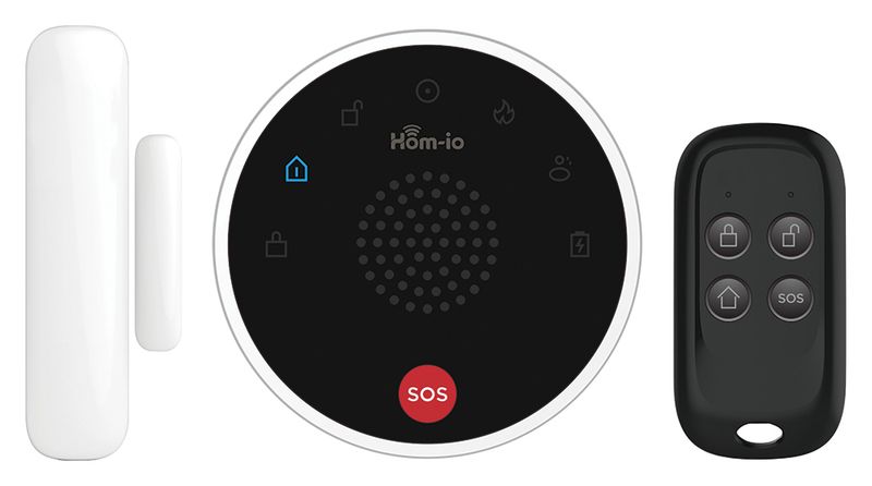 KIT WiFi di Allarme SMART "Omni Alarm" Stand-alone HOM-iO comprensivo di un sensore per porte e finestre e telecomando