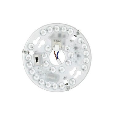 MODULO LED 15W CIRCOLARE MAGNETICO CON SELETTORE TONALITA' DI LUCE CALDA 3000K O BIANCA 4000K O FREDDA 6500K PER SOSTITUZIONE VECCHIE PLAFONIERE CON CIRCOLINA A FLUORESCENZA