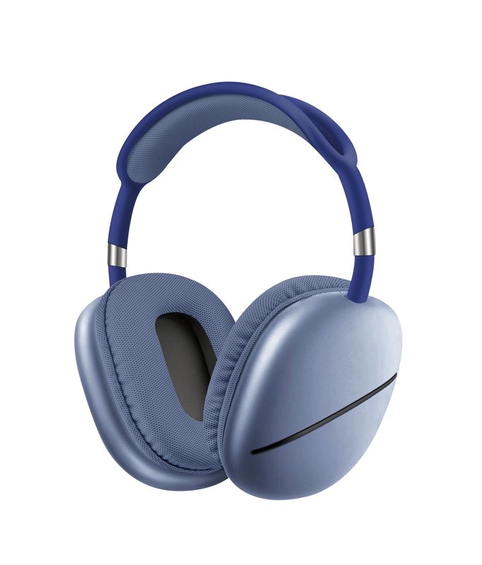 Cuffia Bluetooth di Ultima Generazione Ultrarapida nel Collegamento e dal Consumo Ridottissimo Grazie allo Standard Bluetooth 5.3 Colore Blu