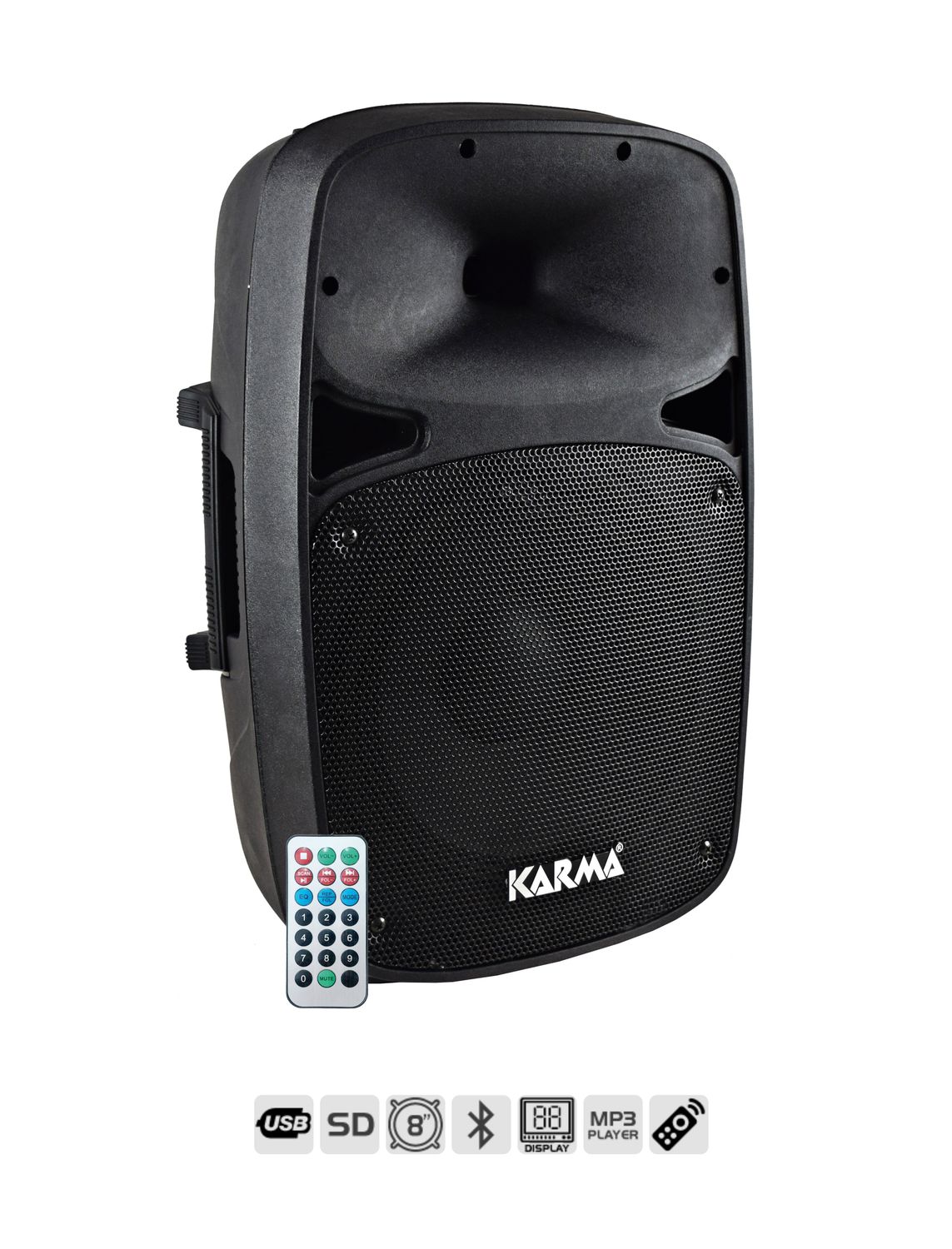 Box Amplificato 180W, Woofer da 8