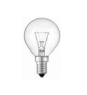 LAMPADINA INCANDESCENZA E14 15W PICCOLA - MINI SFERA / SFERETTA / PALLINA TRASPARENTE DIMMERABILE