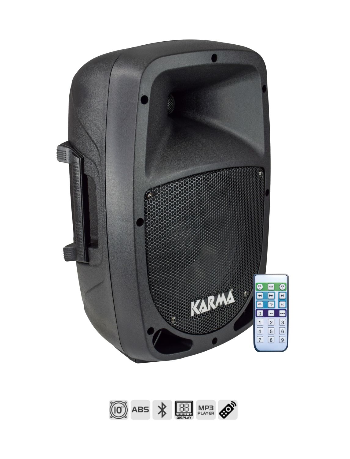 Box Amplificato 160W Woofer da 10 Box Amplificato 160W Woofer da 10" e un Tweeter da 1" Con Prese Microfoniche e di Linea, Regolazioni Tonalità - Lettore USB/SD per MP3 e Bluetooth