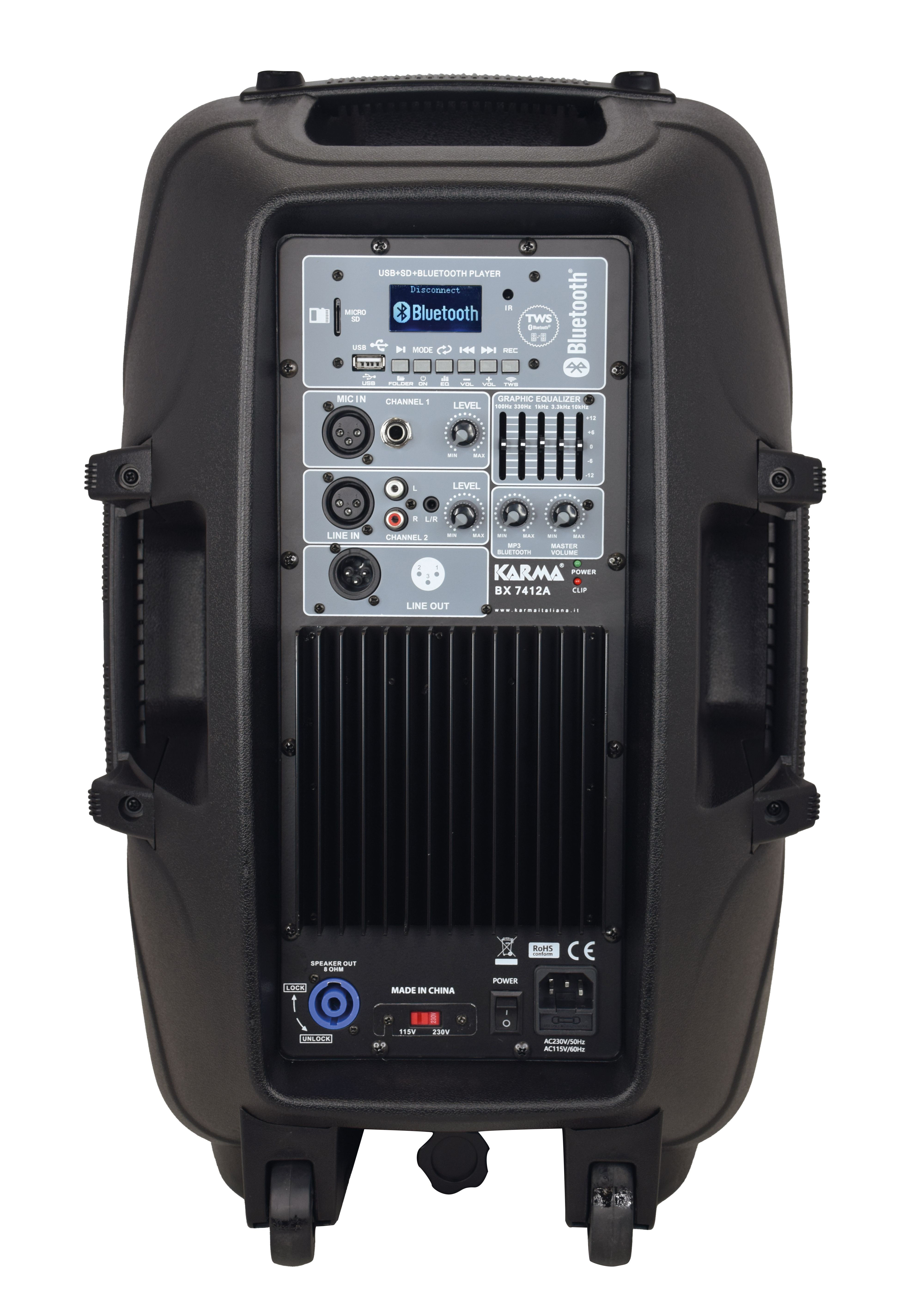 Box Amplificato 400W, Woofer da 12